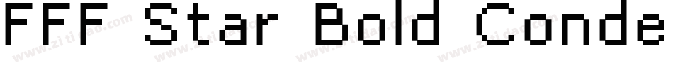 FFF Star Bold Condensed字体转换